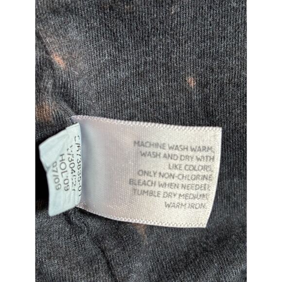 Bleach Tie Dye Hooded Parka Womans M Cinch Waist Field Jacket Arty Distressed - Picture 9 of 9